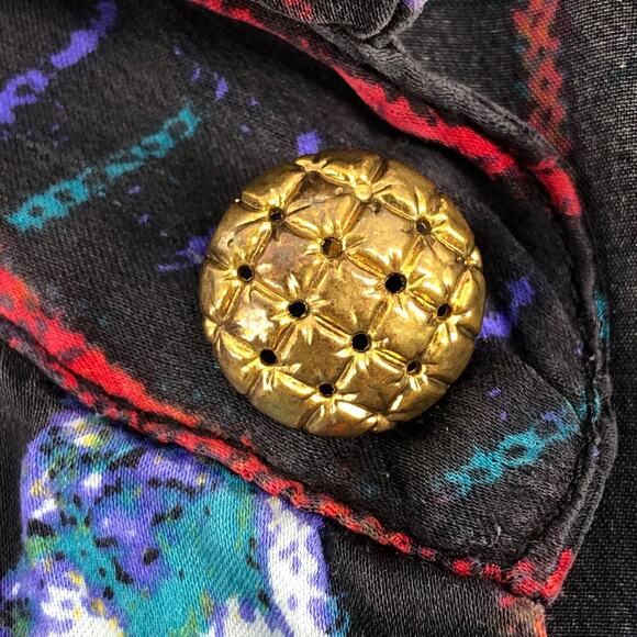 90s Ceta Italiana silk shirt 1990s vintage - Picture 6 of 8